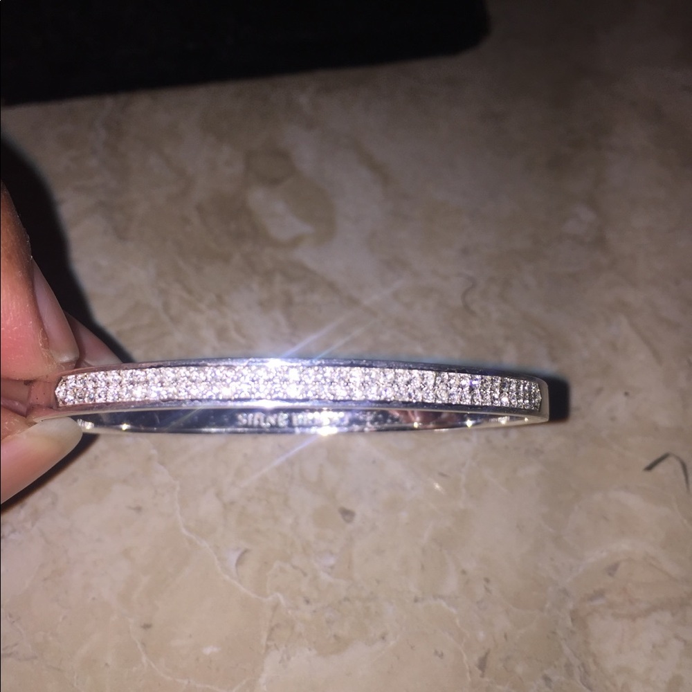 Stella & Dot Elegant Silver Bangle